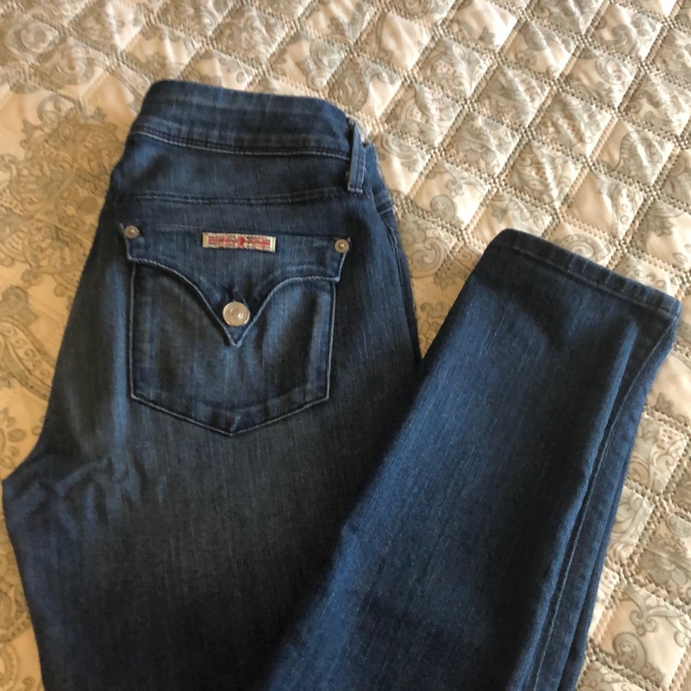 HUDSON Colin Flap Skinny Ankle jeans